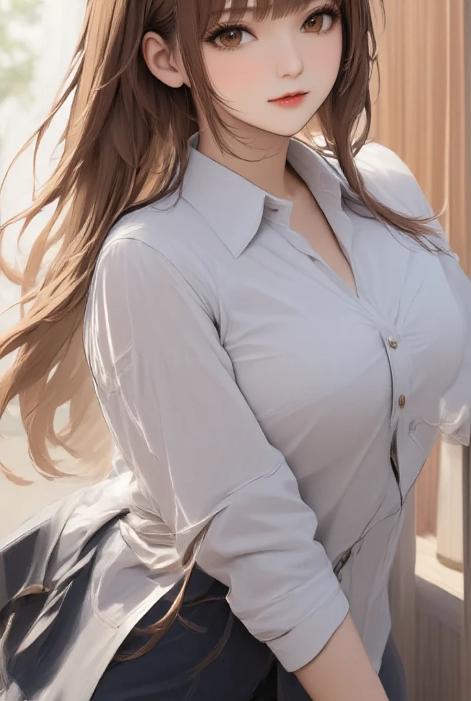 ((s Office、president’s office、Luxurious desk and chair))、((Very cute woman in very short white silk miniskirt))、((Wearing a plummeted open shirt of white silk:1.6。40k、a picture、masterpiece、top-quality、Dark gray background、((One girl with blue eyes and gorgeous bright blonde curly hair、she wears glasses on a beautiful face、))、Big butt breasts until waiting to wear、Poses variadas。((Colossal tits:1.4))、hyperdetailed face、A detailed eye。A sexy、(((Remove the mask)))、