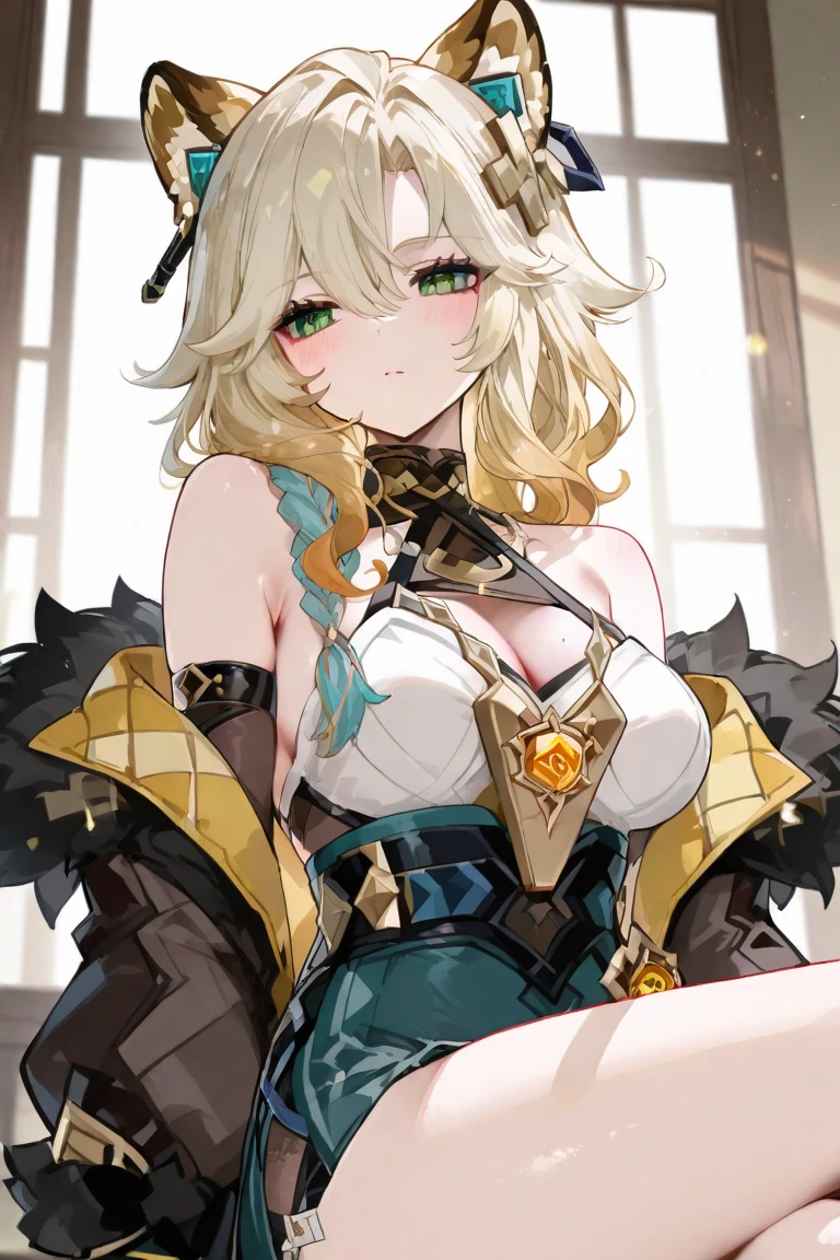 （Marco）、（margins）（first name）,Perfect ,don quixote \(limbus company\, Naked、Blonde hair, a beauty girl、eye glasses、middlebreasts、Short hair, hair between eye, Orange Eyes、the chest is perfectly visible、pierced nipple、Chain scientist hat from the nipple、Basketball Hand、armor、`She has a book and a sword、(Bachelor's degree in Medieval Europe )､Cowboy style、hiqcgbody