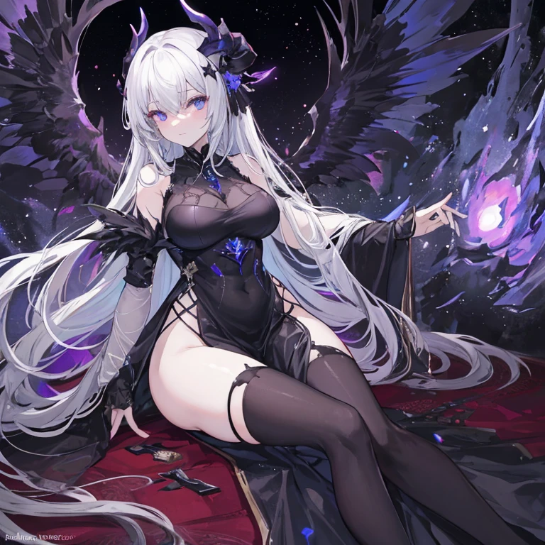 extremely beautiful detailed anime face and eyes, masterpiece:1.2, best quality, detailed and beautiful, very precise detailed, ultra detailed, extremely detailed body, a close up of a person in a costume holding a cell phone, holding a pudica pose, dark demonic dancer, alluring mesmer woman, spellcasting pose, pudica pose, aion, holy cyborg necromancer girl, succubus in tight short dress, infernal nymph!!!, tranding on pxiv