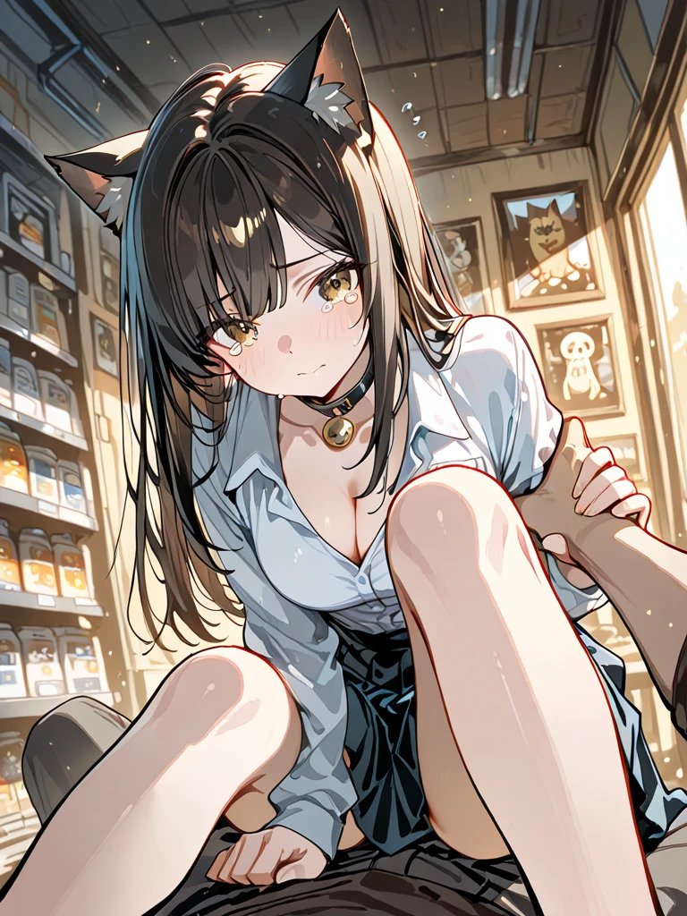 spread leg legs、sit、Legs２Book、In town、bustling street、Panties、mini skirt、Private Server、Girl、Girl、Short、Younger、Baby Face、flat chest、Useless、Embarrassed、Both eyes open
