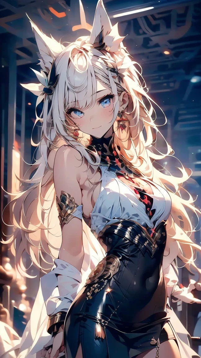 (( (master piece)，（Highly detailed CG Unity 8K wallpaper），best quality，cinematic lighting，detailed background，beautiful and fine eyes，bright pupils，（very elegant and beautiful），（Beautiful and detailed eye depiction），super detailed，master piece，High resolution)), curly, ((sexy bikini arms:1.4)), richly decorated gold armor, beautiful female warrior, long hair, (platinum blonde hair)