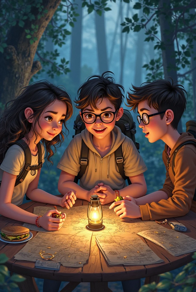 (melhor qualidade, alta qualidade:1.3), CG, dramatic lighting, Inside the Haunted Mansion, Sombras nas paredes, Children walking in the dungeon holding candles, rosto perfeito, olhos perfeitos, boca perfeita, fotos antigas emolduradas nas paredes, assustado