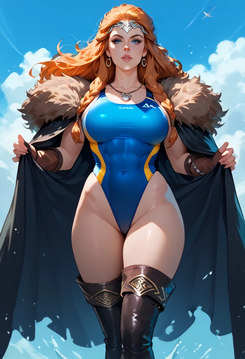 a girl, (Nilou from Genshin Impact), with a straight haircut, big and expressive eyes, (wearing a very short and sensual bikini), (wearing blue nail polish on her hands and blue nail polish with pink on her feet), ((( thin, muscular legs))), blue eyes, (((nilou))), red hair, long, mesmerizing hair, medium breasts, (muscular belly), wide hips, thin waist, big ass, perfect feet with very fine toes detailed, Perfect hands and fingers very well detailed, toenails a little square, standing, barefoot, full body photo, on the beach, at night with starry sky and full moon in the sky, bad mood, reflection in the eye, Bright eyes , Sulking, anime, anime style, Cinematic lighting, ray tracing, Panorama, Sony FE, high definition, artwork, anatomically correct, Textured skin, super detail, high quality, high resolution, high definition, 16k Consume