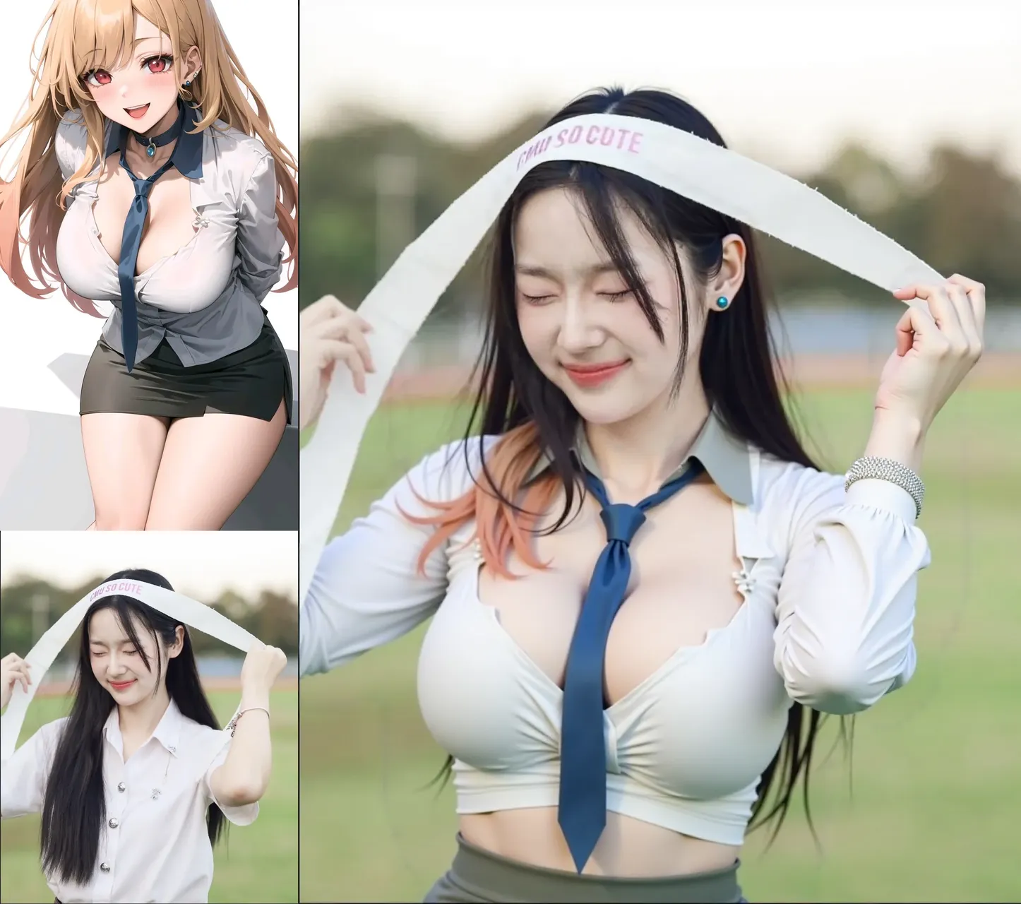 (beautiful elementary school girl.short.Height: 130cm.clear eyes.blonde.The skin is shiny.My waist is narrow.very small breasts.very thin.beautiful areola).(See-through white tank top.nipple.White tight skirt.black panties.Wearing a black mask.there are a lot of earrings).(night school.sitting on the bench.M-shaped spread legs.prostitute.invite)perfect face.High resolution.It has a sense of dynamism..The whole body is reflected