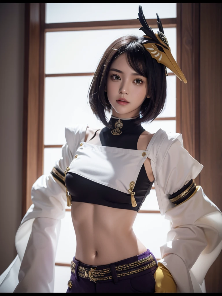 (Highest quality, 8K, masterpiece:1.2), Reality:1.4, One girl,alone, Beautiful black hair, Slender body, Small and slender figure, Small beautiful :1.3, Thin thighs:1.2, Smile, Beautiful breafuda:1.2), 詳細なOfuda, (((Kyungsi Cosplay:1.2, Stretch your arms out in front of you in a Jiangshi pose))), whole body, Outdoor, night, ((Detailed eyes and face:1.2, Professional photography techniques)), ((Baby-faced beautiful girl:1.2, Cute face, Idol Face)), (Detailed hands and arms, Perfect hands:1.2), View the viewer, blush, (Perfect Anatomy:1.3)