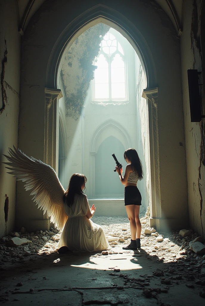 demons and fallen angels already chained in eternal darkness