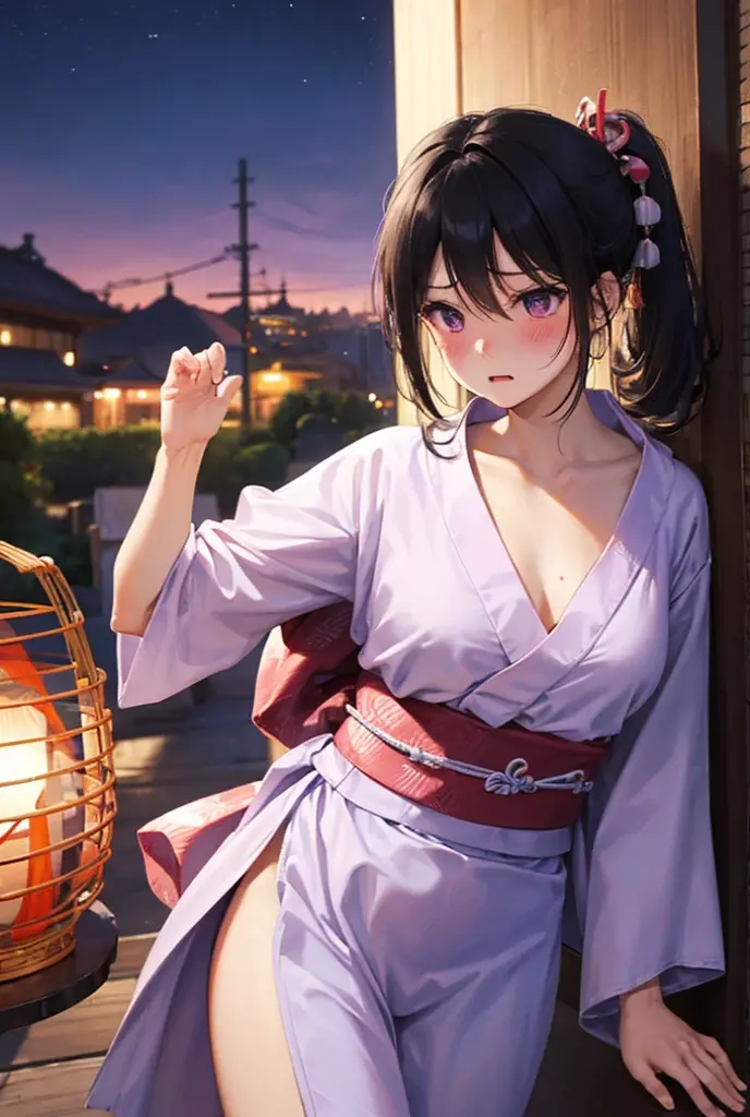 (masterpiece:2.0), (top-quality:2.0), (sitting naked:1.5), (extremely mini skirt extremely small pink yukata:1.5), (super thin fabric:1.5), (sexypose:1.5), (blushed face:1.3), (barechested:1.3), (realistic:1.5), 1 little girl, precise hands, Embarrassed look, light smile, Look at me and smile, extremely cute girl, innocent face, young face, Clear eyes, Shining eyes, small breast, (cleavage of the breast is visible:1.5), (the thighs is visible:1.5), The crotch is visible, No pubic hair, full body, The beautiful skin, ultra-definition, Top resolution, japan high school student, brown hair, at the night festival