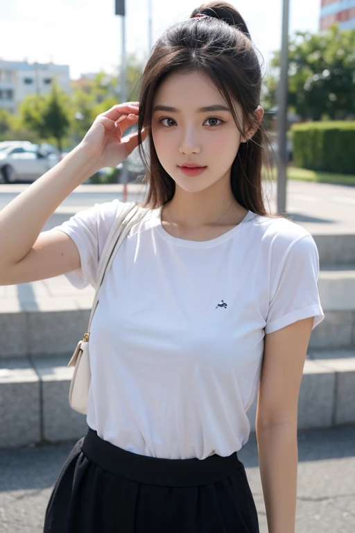 mix4, 20d, Solo, long_hair, Nanase Nishino, Haruka Kaki, Sideways, Side, (8K, RAW photography, Best quality, Masterpiece:1.2), (Realistic, Photorealistic:1.37), Professional Lighting, Photon Mapping, Radiosity, Physically Based Rendering