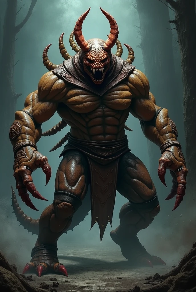 whole body、Please raise your arms high、Sharp Claws、expensive、expensive、obesity、always Bloody、Bloody、Bloody、Best image quality、masterpiece、8k、odd number、strongest、Brutal、monster、killer ghost、Wrestler、Large build、Face of fear、octopus怪人、octopus、Tentacles、suction cup、8k,1 red skinned goblin,Highly detailed fantasy characters、Humanoid organisms、creature concept art、concept creature character art、超リアルなファンタジーmonster,Surreal,Real Skin,Realistic texture,