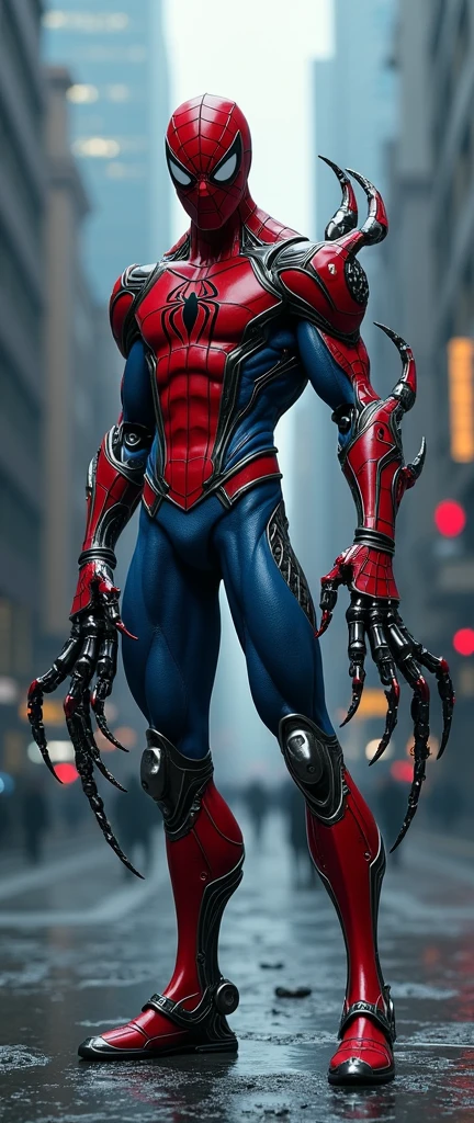 the dynamic depiction of Spider-Man reimagined as a alien x(ben10 ) in the world of Baldur's Gate, iconic spider suit and、fuse the complex fantasy armor and costumes of The Ghisyanki warriors. The characters are drawn in action-packed poses, lighting surrounded by gold, floats with light Inspired by spheres, the complex texture of, armor combines high-tech and mystical elements. The environment is full of tension and movement, splashes of water and dramatic lighting enhance the intensity of the scene.

style: Kelly Fleece's vivid, Dramatic composition, highlights intricate details and sparkling dynamic poses. The artwork captures the fusion of sci-fi and fantasy aesthetics, bold color contrasts and polished finishes.

Camera and lighting: cinematic one-shot perspective, low angle, The dramatic backlighting outlines the suit and armor Highlights. creates depth、focuses on emphasizing the texture of the costume.

resolution and quality: ((超high resolution:1.5)), ((4K:1.5)), ((high resolution:1.5)), ((masterpiece:1.6)), (( Award winning :1.4)), ((Super Detail:1.5)).