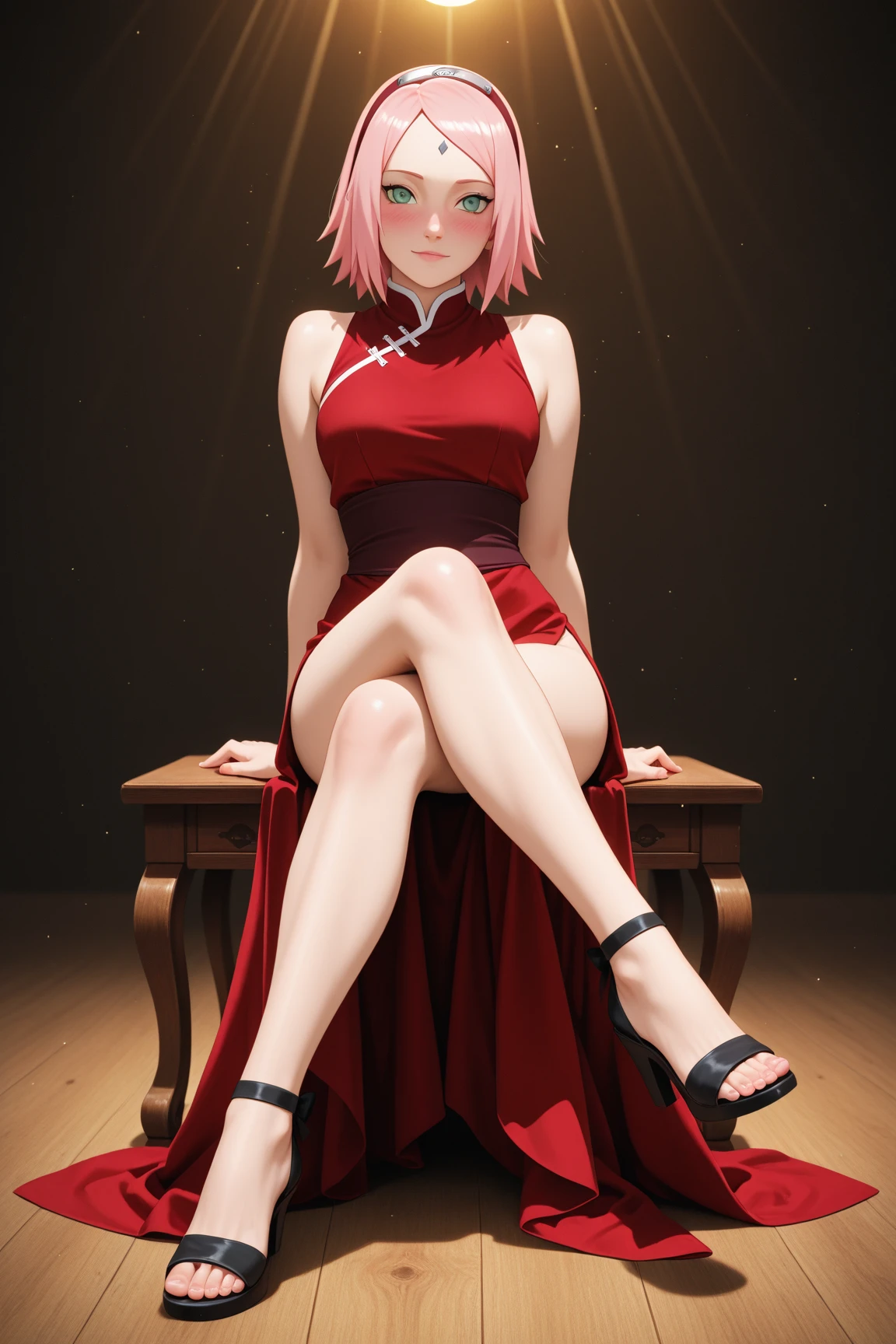 Sakura high heels