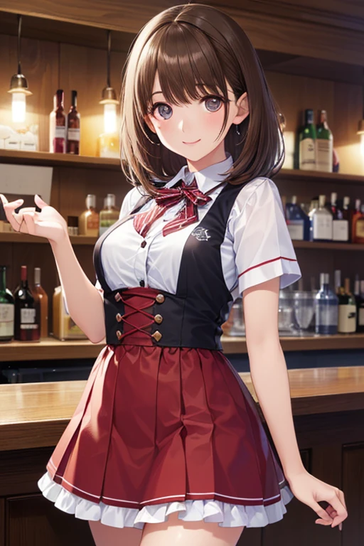 ((Highest Quality)),( ultra high definition),(Super Detail),( detailed explanation ),(( best CG )),(masterpiece), (1 girl,,detailed eyes , iris), hideout, bar,Vintage,bartender,realistic, , , , , , , , , ,
,((( masterpiece, Highest Quality, high resolution, 超 high resolution, pixel perfect , description boundary, 4K, RTTX10.0))),
、Anegasaki Nene, shiny brown hair, beautiful brown eyes, smiling face, sparkling pupils, (fine grain), , highly detailed face,, (masterpiece:1.2, best quality), ((only1 girl)), ((cowboyshot:1.5))