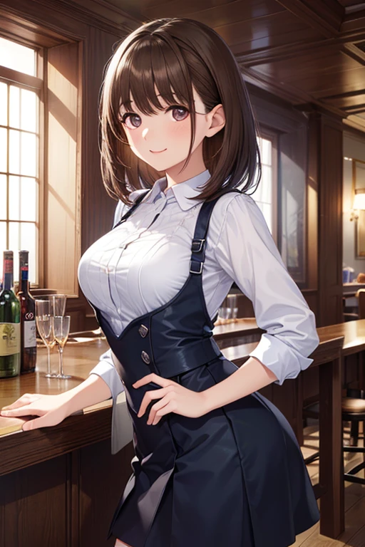 ((Highest Quality)),( ultra high definition),(Super Detail),( detailed explanation ),(( best CG )),(masterpiece), (1 girl,,detailed eyes , iris), hideout, bar,Vintage,bartender,realistic, , , , , , , , , ,
,((( masterpiece, Highest Quality, high resolution, 超 high resolution, pixel perfect , description boundary, 4K, RTTX10.0))),
、Anegasaki Nene, shiny brown hair, beautiful brown eyes, smiling face, sparkling pupils, (fine grain), , highly detailed face,, (masterpiece:1.2, best quality), ((only1 girl)), ((cowboyshot:1.5))
