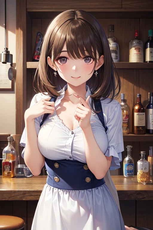 ((Highest Quality)),( ultra high definition),(Super Detail),( detailed explanation ),(( best CG )),(masterpiece), (1 girl,,detailed eyes , iris), hideout, bar,Vintage,bartender,realistic, , , , , , , , , ,
,((( masterpiece, Highest Quality, high resolution, 超 high resolution, pixel perfect , description boundary, 4K, RTTX10.0))),
、Anegasaki Nene, shiny brown hair, beautiful brown eyes, smiling face, sparkling pupils, (fine grain), , highly detailed face,, (masterpiece:1.2, best quality), ((only1 girl)), ((cowboyshot:1.5))
