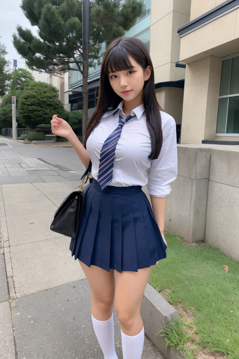 Cute Girls､high school girl､Idol､uniform､mini skirt､See-through､sit