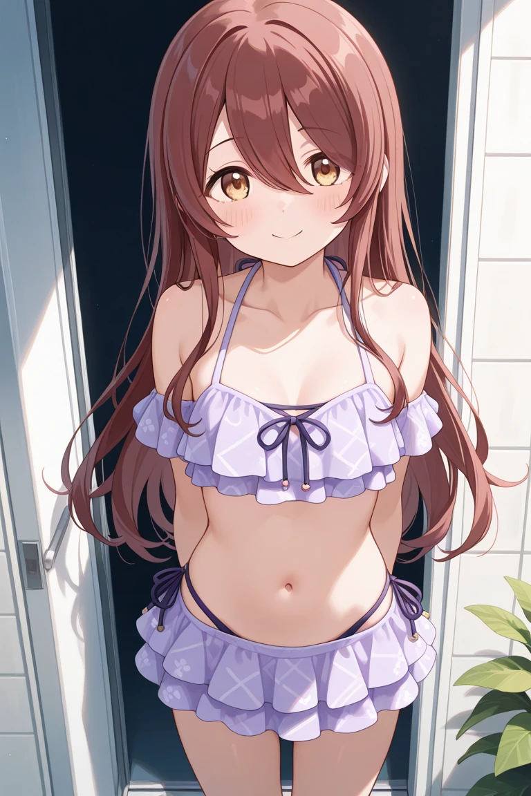 lingyinhuang, <lora:lingyin huang s2-lora-nochekaiser:1>,
lingyin huang, long hair, brown hair, ribbon, twintails, (green eyes:1.3), hair ribbon, fang, smile, open mouth,
BREAK navel, jewelry, swimsuit, bikini, shorts, midriff, bracelet, short shorts, denim, bikini top only, denim shorts, (pink bikini:1.5), cutoffs,
BREAK indoors, pool, swimming pool,
BREAK looking at viewer, (cowboy shot:1.5),
BREAK <lyco:GoodHands-beta2:1>, (masterpiece:1.2), best quality, high resolution, unity 8k wallpaper, (illustration:0.8), (beautiful detailed eyes:1.6), extremely detailed face, perfect lighting, extremely detailed CG, (perfect hands, perfect anatomy),