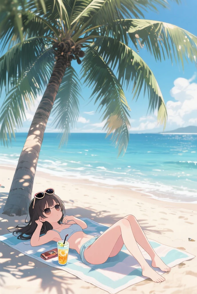 private beach
on the deck chair
sleep on your stomach
bikini (topless)