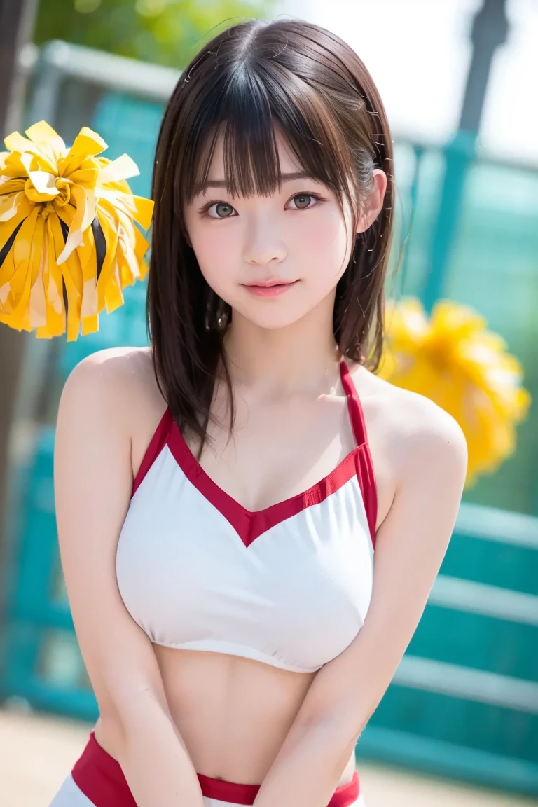 girl、dancer、perfect style、big breasts、shrine maiden costume、sleeveless、Lack of sleeves、I can see your pants、mini skirt、lift the skirt、bikini、