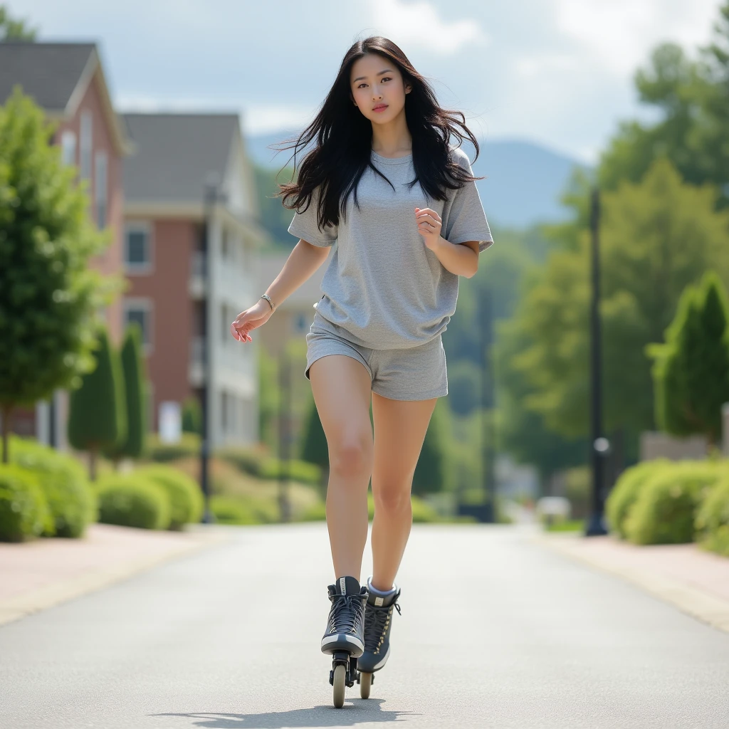 Egg on skates