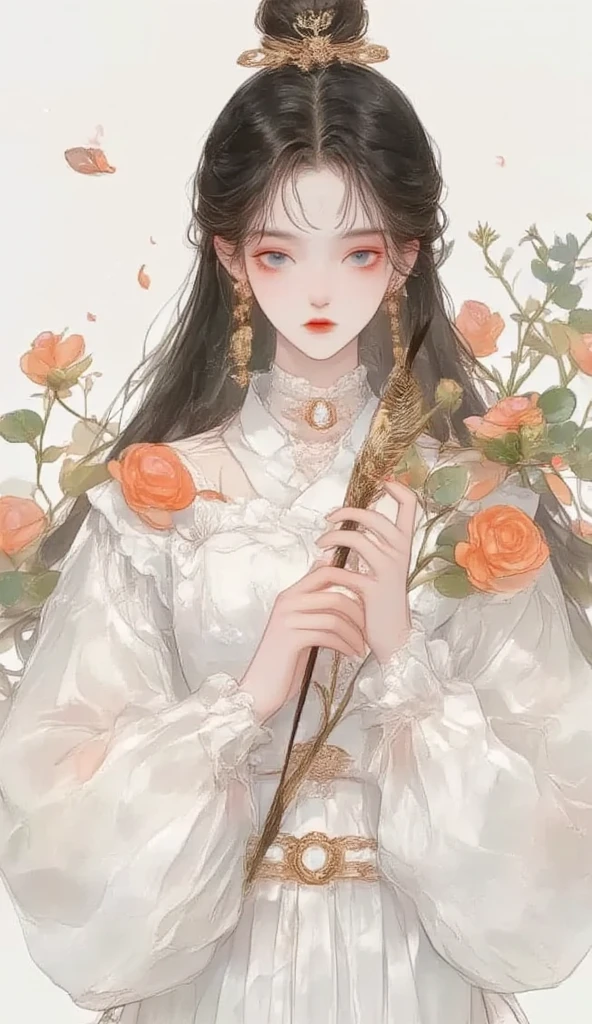 ,(Masterpiece:1.2, high quality), (pixiv:1.4), A vibrant digital painting of a young woman with colorful braids, wearing oversized headphones, standing against a graffiti wall, A dreamy illustration of a girl with long, wavy black hair, wearing a celestial-themed gown, gazing at a starry night sky, , masterpiece, highres, sonicedges_rias_gremory, ((wedding dress, church, bridal veil, wedding, bouquet))
