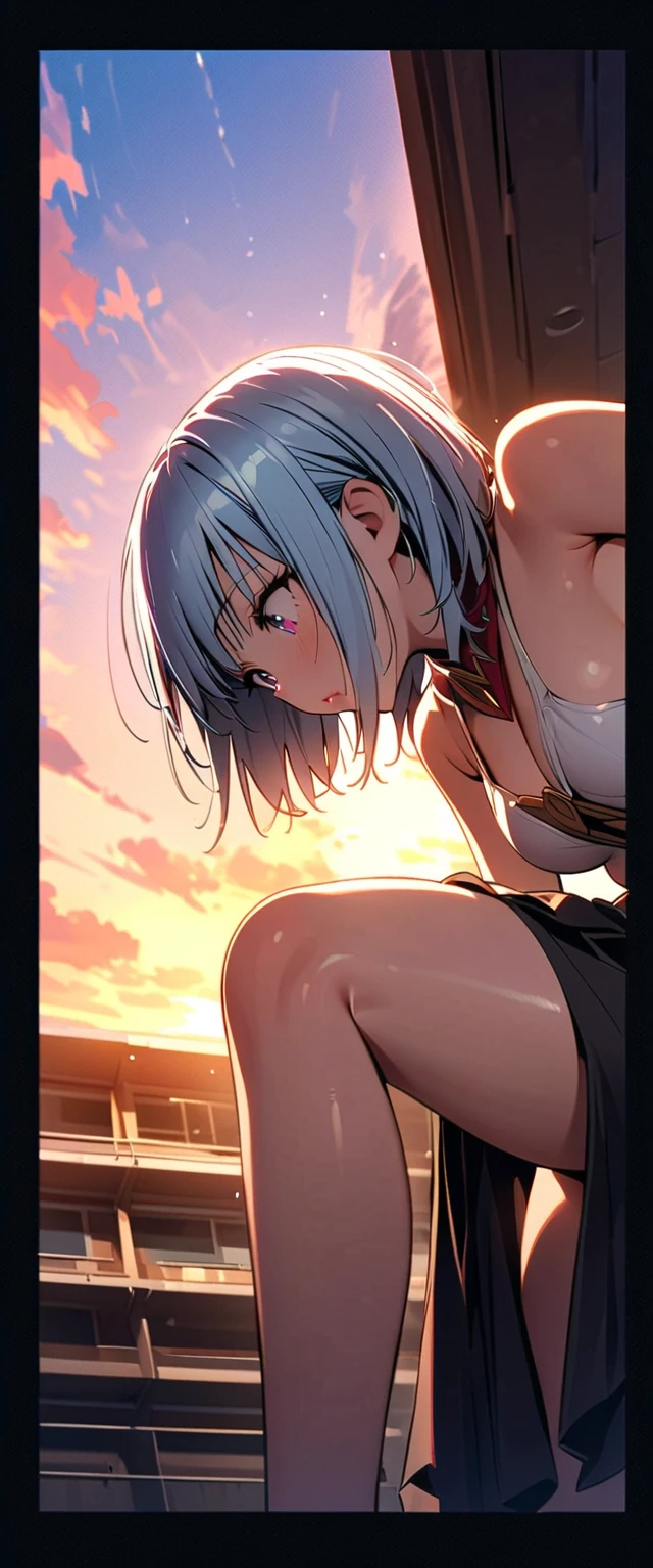 Attack on Titan、Giantess、nude、Beauty、nude、actress、Beauty、transformation、Nude、Black Hair、Beautiful Hair、Curled short hair、smile、Slut、Lewd、Beautiful eyes、blush、steam、Accurate body、sexyポーズ、high resolution、High quality、Low - Angle、Destroyed City、City of Rubble、Run over、Crawl、Crush、On all fours、inflammation、Black smoke、crowd、Dark atmosphere、Scary atmosphere、Giga Size、sexy、Looming、Great impact、Breaker、Destroy buildings、Approaching from the front、Huge face、逃げるcrowd、POV from the ground、Full body portrait