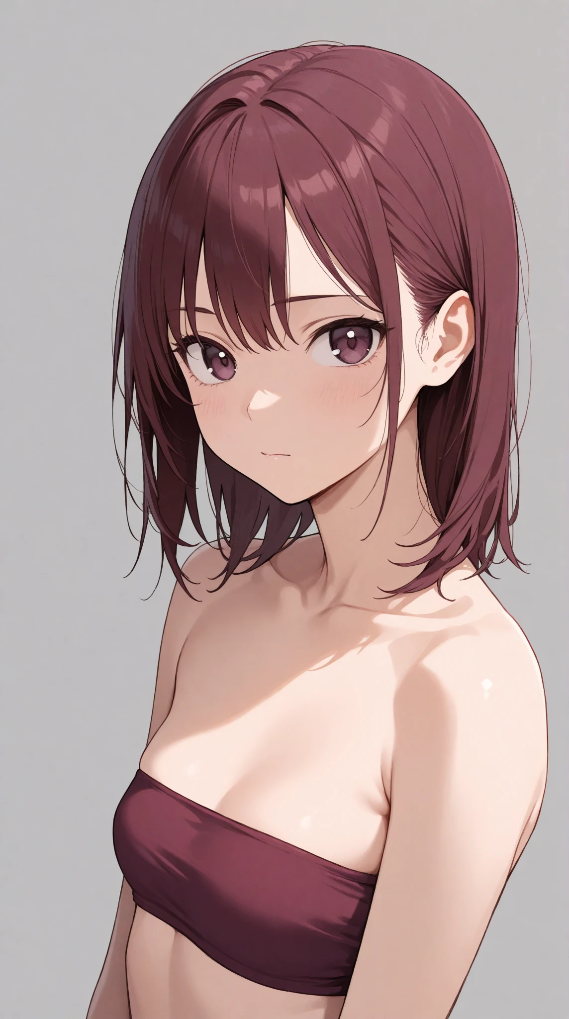 masterpiece, best quality, ultra-detailed, Potrait of beautifulMakimaCSM, solo, looking_at_viewer, smile, naked, nude, nipple, looking_to_the_side, formal, suit, eye_focus, volumetric lighting, best quality, masterpiece, intricate details, tonemapping, sharp focus, hyper detailed, trending on Artstation,