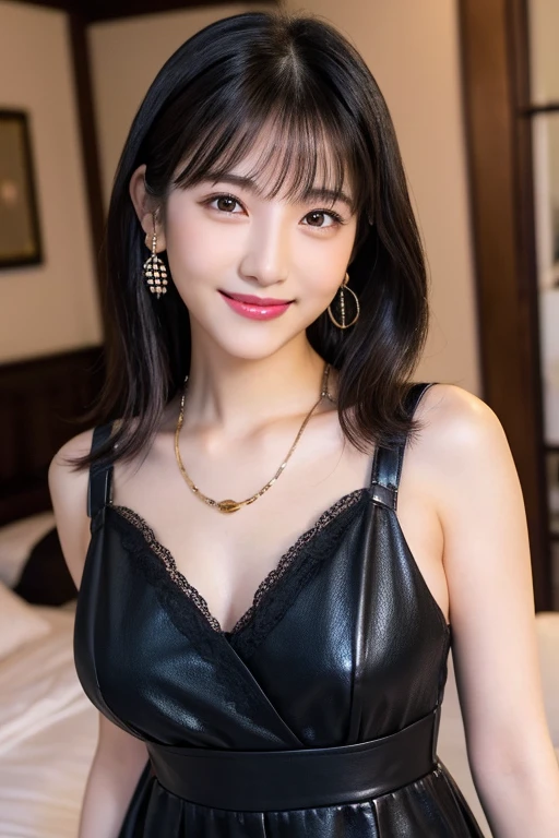 best quality, ultra-detailed, illustration, Sit on the edge of the sofa、
cabaret, scenery, bar (place), indoors, chair, table, light,
jewelry, necklace, smile, black hair, looking at viewer, sleeveless dress, bracelet, sitting, drinking , alcohol, Cup
((saggy big breasts)), (((Golden lighting)))
(Beautiful、Beauty、Beauty、Unparalleled Beauty、A sweet ecstatic face:1.3、Come closer to me so that I can get close to you、Sit on the edge of the sofa)
Luxury lounge、(Open your mouth a little、Red face、Seducing with a sweet, ecstatic face:1.5)
