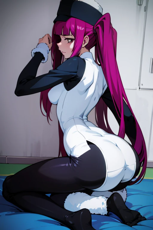 (absurd, 8K, 4K, masterpiece, hyper extreme detailed:1.2), alone, (1 person), front view portrait, best quality, portrait, alone, adult, cowboy shot, complete anatomy, 여자 1 person, perfect face, expressive eyes, perfect eyes, latex , standing up, standing against wall, standing, Kyoko Kirigiri, (give:1.1), hair behind the ear, long hair, (side give:1.1), light purple hair, hair ribbon, ribbon, (purple eyes:1.1), graphic t-shirt, casual wear, glasses reply, dynamic pose, look forward, looking at viewer, stoic, indifferent, boundary, Restraint, (arms back:1.4), , BD, tape measure gag, tape measure, tape measure Restraint, enlargement, suppressed, The best anatomy, reply, tape measured thighs, tape measured legs, Legs together, tape measure wrapped, rap gag, tightly boundary, tape measure wrapped around face, standing, aakyoko, long hair, purple hair, side give, blunt bangs, hair ribbon, black ribbon, Danganronpa \(series\), annoyed, (((I see pussy))), (((Nipples are exposed and clearly visible))), ((latex 미니스커트)),