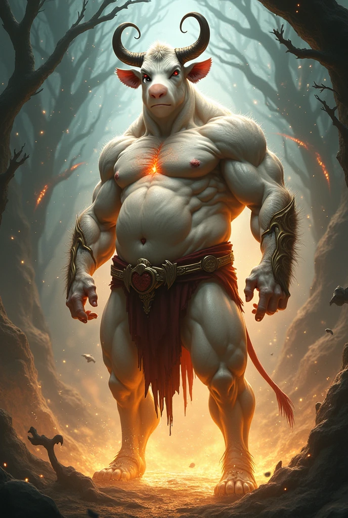 man and cow hybrid