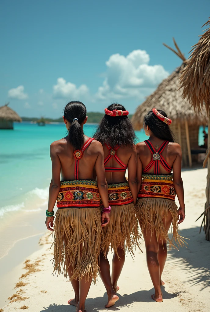 a full body beautiful woman with reggae radiola
