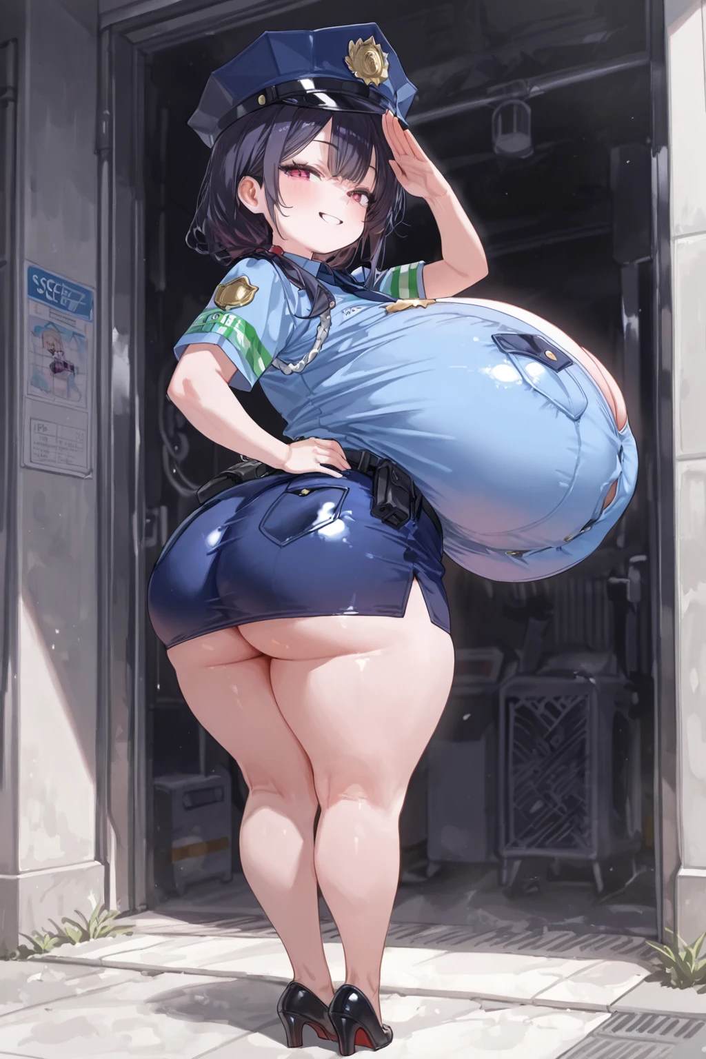 「Oopsy Playground Equipment」The playground equipment called、It was like a huge .。Its shape is、Draw soft, rounded curves、Painted in flesh color、Even the nippleprotrusion was reproduced。Toddler Gal