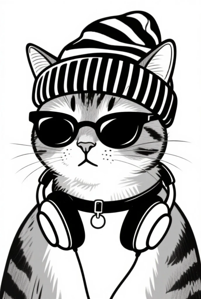 super high quality、Cat、police、sunglasses、Upper Body、