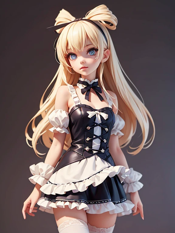 z23,, textured skin, 8k, beautiful detailed eyes, cinematic lighting, beautiful detailed face, ultra-detailed, world masterpiece theater, cinematic lighting,, 1girl, solo, blonde hair, purple eyes, hair bow, white shirt, beret, bare shoulders, gloves, iron cross, bike shorts, :d, armband, white gloves, cowboy shot,