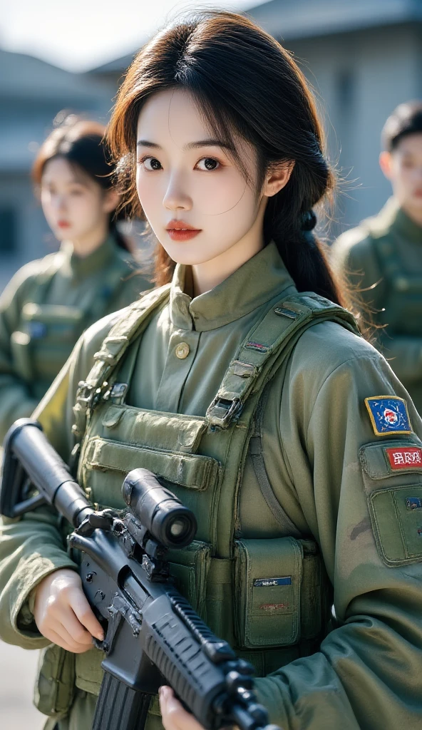 Brazilian military uniform with overcoat 