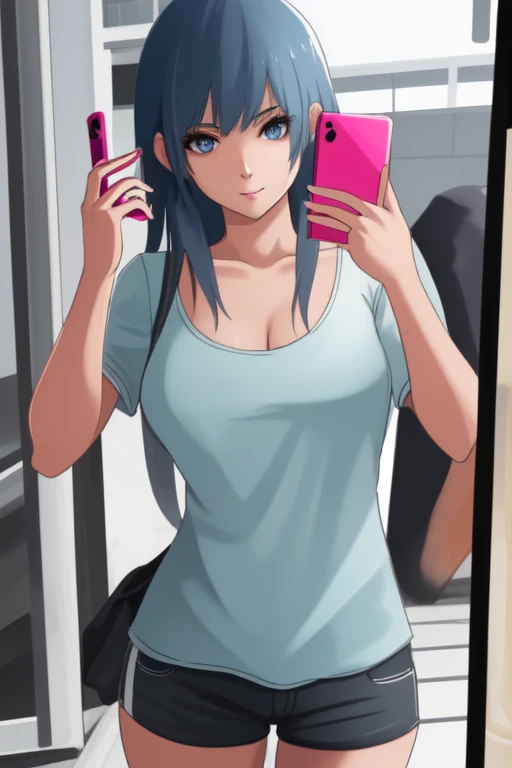 Arafed woman with matching tank top and panties, fille sexy aux yeux marrons, Portrait de Sophie Mudd, cheveux noirs et grands yeux, au club, Selfie d&#39;une jeune femme, Augen dans la chambre, violette myers, sans maquillage, maquillage naturel, Regarder directement dans la caméra, Visage avec Artgram, maquillage subtil, superbe photo de tout le corps, dans la chambre, clivage