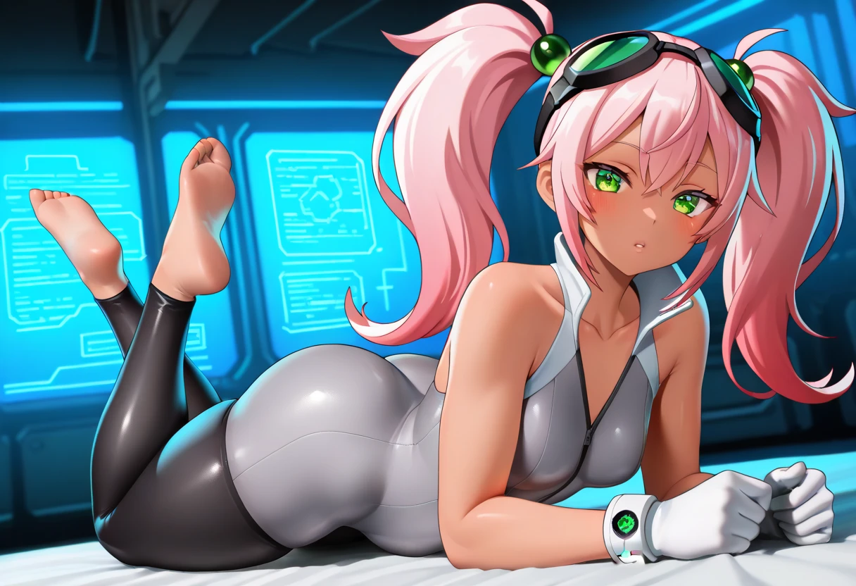 (best high quality image, very detailed clean image, carefully detailed image, carefully detailed character, solo alone character, no deformities in background and character, full character view and design)
{{(1woman 50 years old milf elf citizen), (crimson red hair tied in a ponytail with a pale white beautiful ribbon, fair skin, light blue green eyes, thin lips, medium big breasts, big butt, beautiful legs, short pointed ears with tiny orange gems, happy expression, happy smile sweating (accepting her defeat, lyingdown on the mat, recovering herself happy and feeling satisfaction, sweating)), ((dark blue square glasses), (white white one-piece wrestler leotard, white wrestler boots, white gloves, white knee pads, white wristbands, white elbow pads)), (orange-red-silver gym club, wrestling training ring)}}