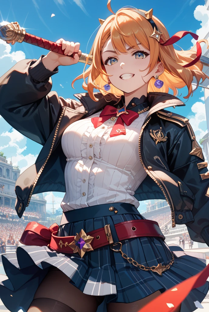 (1人の女の子: 1.3), (Chico anime: 1.3), (De pie juntos: 1.3), (ojos grandes: 1.2), art anime Lolita, Chica rubia de anime con cabello largo, (Chico de anime moreno con pelo corto: 1.5), 4K Comic Wallpaper, (tetas grandes: 1.3), (tetas grandes: 1.3), (en uniforme escolar: 1.3)