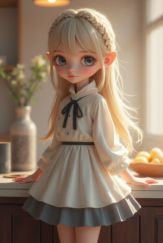 adventurous girl on white background, various poses and expressions, children's book illustration style, simple, cute, 6 years old, colors, blonde hair, long and curly, plain color, red dress, short sleeve, no hat, no book, no glasses, without backpack, with and without doll friend