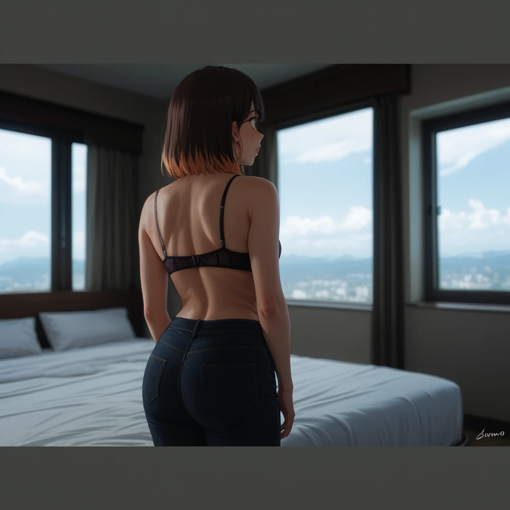 最high quality, masterpiece,((Ahegao)),On the bed,Having sex, One Girl,naked, Beautiful Face, On top of that_body, Tyndall effect, Realistic, Dark studio, Rim Light, Two-tone lighting, (High resolutionの肌: 1.2), 8k uhd, Digital SLR, Soft lighting, high quality, Volumetric lighting, Frank, photograph, High resolution, 4K, 8k, Bokeh,sexy,