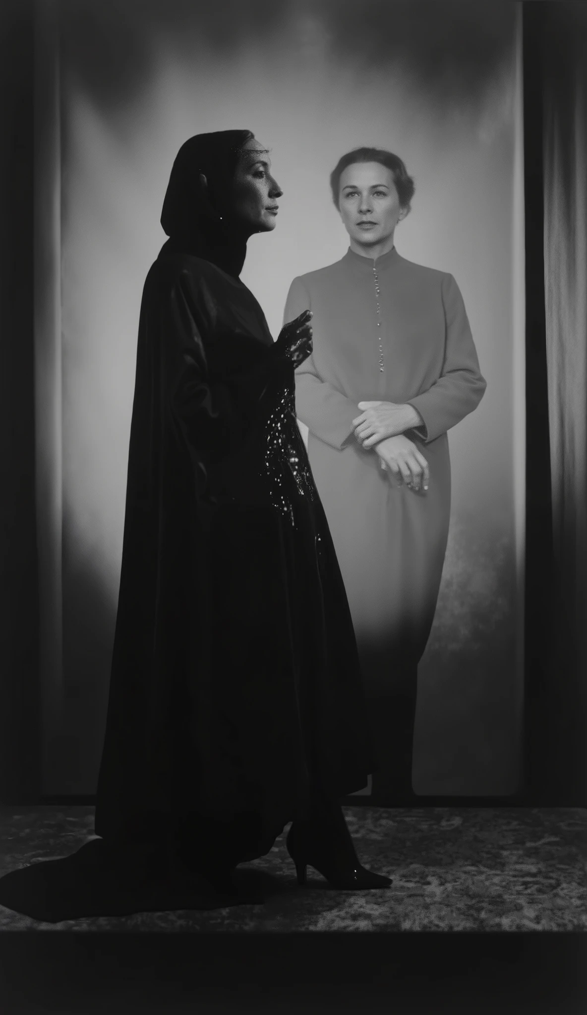 Art Film Hitchcock (1943) With his friend raven, type, cinematic, arte brutals, stunning artwork