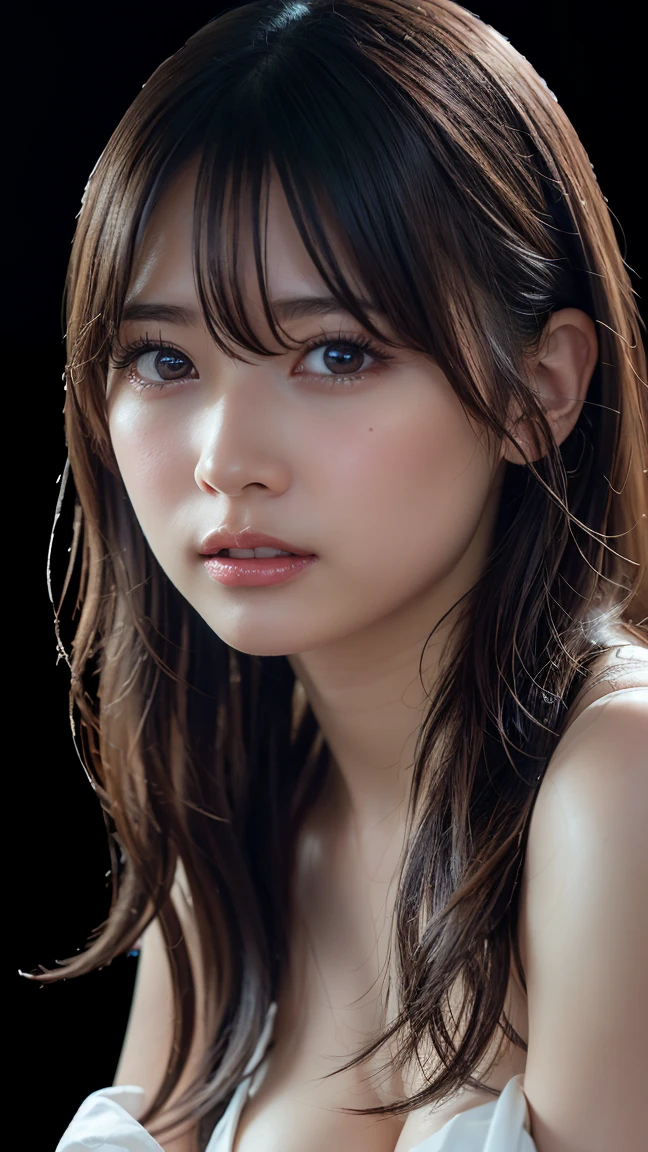 1girl, woman, masterpiece, best quality, highest quality, cinematic lighting, (volumetric lighting), extremely detailed CG unity 8k wallpaper, focused, 8k wallpaper, extremely detailed, ultra realistic, photorealistic, sharp focus, absurdres, (HDR:1.2), (high contrast), photograph, detailed and intricate, instagram, portrait, highly detailed, digital painting, artstation, concept art, smooth, sharp focus, illustration, cinematic lighting, (natural big breast:1.2), knit tank top, black short skirt, eyes looking at the viewer, ((skinny)), (medium shot), (HQ skin:1.3)