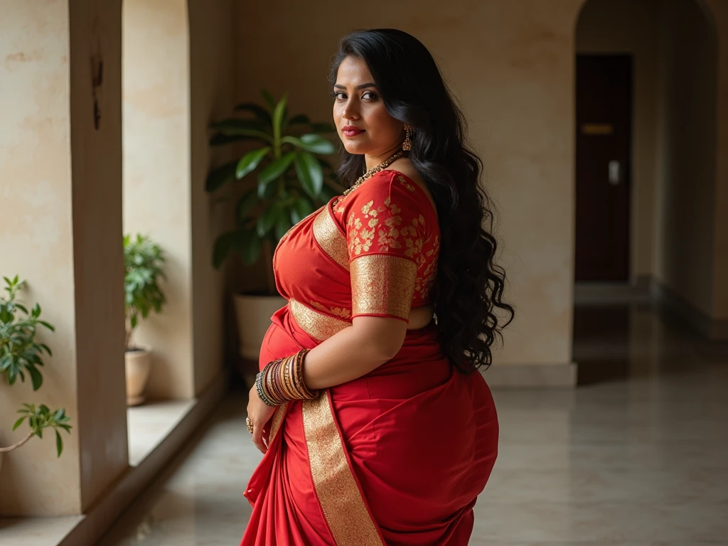 Short indian with thick ass is saree
Posing from back