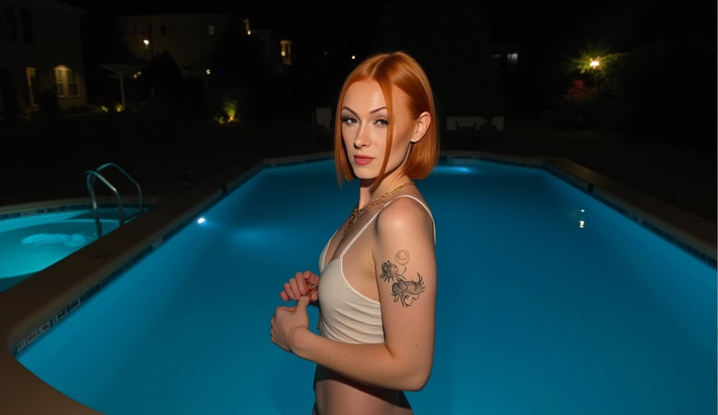 Hayley Williams  completely naked and smiling