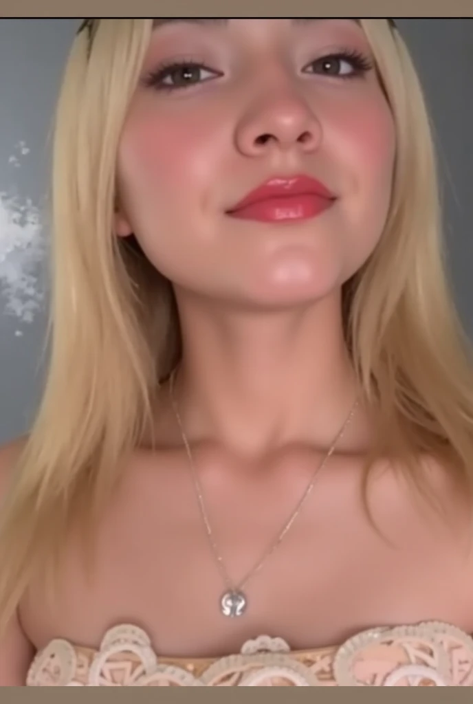 blond woman with long hair and red shirt posing for a picture, long blonde hair and large eyes, 18 years old, with long blond hair, angelawhite, extremely long thick blond hair, long blonde hair and big eyes, blonde hair and large eyes, blonde and attractive features, lorena avarez, 2 4 year old female model, ava max, open mouth, sexy body
