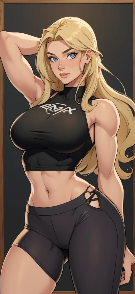 (best quality:1.2) This high-resolution masterpiece captures the essence of beauty with its finely detailed portrayal of a confident (1girl:1.3). With her captivating (blonde hair) flowing down her back, complemented by vibrant (green eyes), this solo shot showcases her radiant aura. Dressed in tight-fitting pants and a stylish belt, she exudes a cowboy-like charm in this eye-catching (cowboy shot). Her captivating smile adds an enchanting touch to the image, accentuated by her mesmerizing (ahoge). Completing her ensemble, she wears sleek boots that perfectly match her outfit, drawing attention to her alluring (midriff) and emphasizing her (cleavage). With every detail carefully captured in