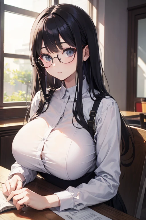 Meisterwerk, (realistisch), high-res, hochdetailliert, kompliziert, Beautiful women, rote Haare, blaue Augen, Sommersprossen, detailliertes Gesicht, looking at viewer, tight mini skirt, sexy teacher, in Classroom, nude tits, pink nippels, huge tits, gigantic tits, Ahegao, bend over, glasses, pulling down clothes