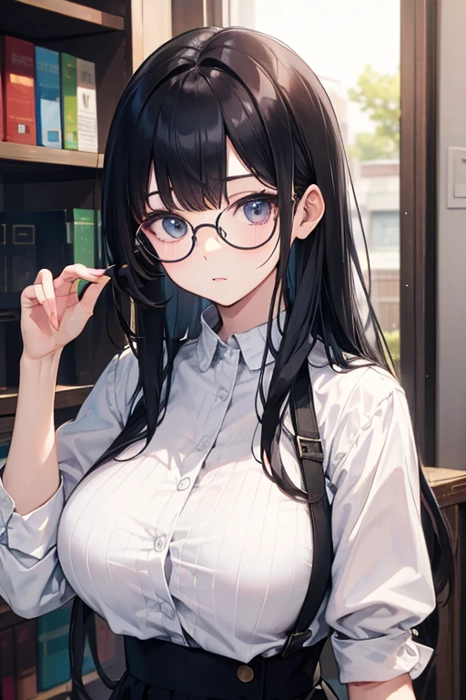 maisakurajima, Mai Sakurajima, Long Hair, bangs, (Black Hair:1.5), hair ornaments, (Purple eyes:1.1), Hair Clip, rabbit hair ornaments,Cold shoulder tops,Long skirt,Stiletto heels,Black-rimmed glasses,happy smile, smile, Open your mouth,walk,whole bodyがイラストに入るように,Daytime,sunny,There is a computer on the table,
break indoors, office,
break looking at viewer, whole body,
break (masterpiece:1.2), highest quality, High resolution, unity 8k wallpaper, (shape:0.8), (Beautiful details:1.6), Highly detailed face, Perfect lighting, Extremely detailed CG, (Perfect hands, Perfect Anatomy),