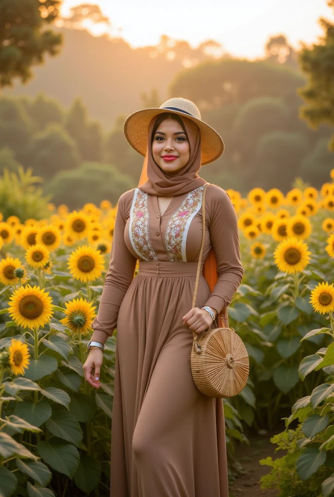 The most beautiful,thin,most pretty and clever Malaysian muslimah adult girl wears bee lycra turtleneck unitard catsuit covered with stripes.She always wear bee lycra dancewear stretchy hijab covered with many stripes with a pair of long antennae.She waters a flowers