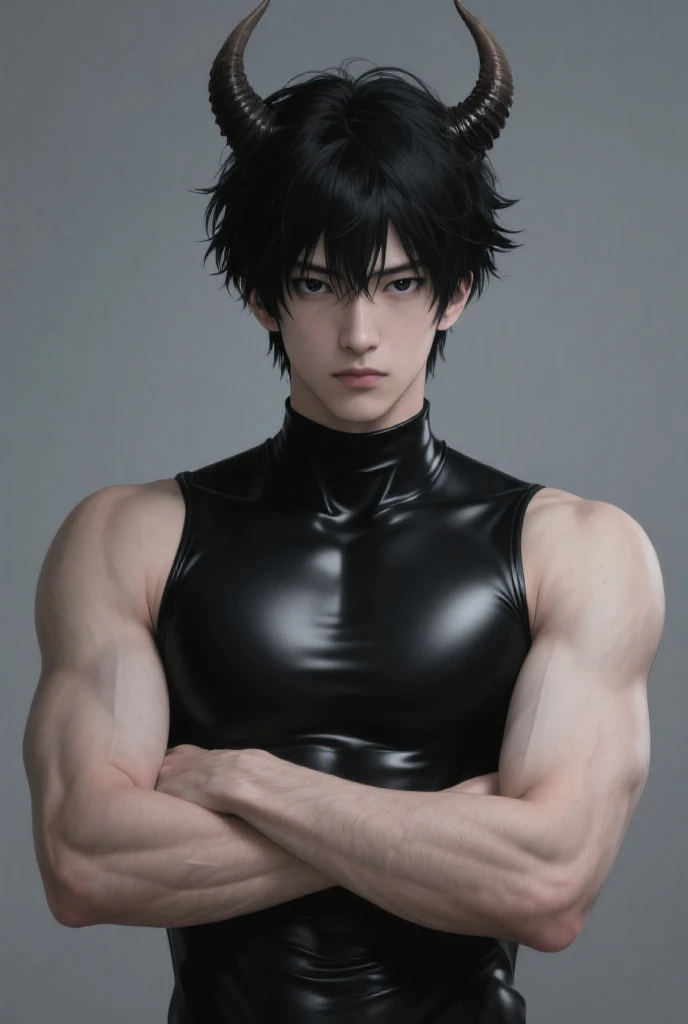 Personagem de one piece em 2D, the character is a boy, White-colored skin, Black curly hair, 