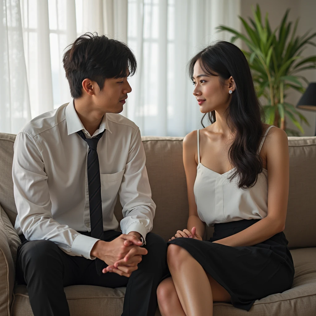(Lady in women's clothes in office:1.1)、(Middle-aged man in suit:1.1)、(sexual harassment:1.2)、(Full body shot)、(Super beautiful)、(ultra beautiful faces)、(A detailed face:1.5)、(troubled look:1.3)、A miniskirt、(Offices of major companies in Japan:1.1)、(The man hugged her chest:1.5)、(The man hugged her waist:1.5)